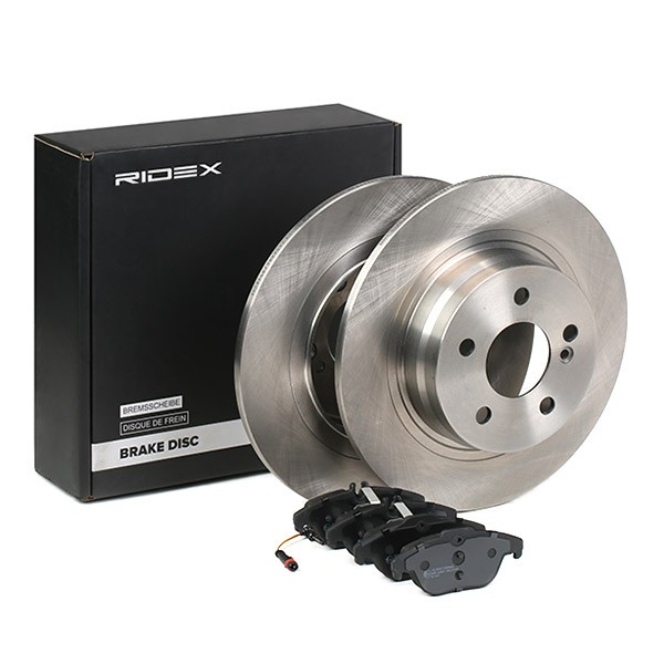 RIDEX Brake discs and pads set Article number: 3405B1662 cheaply