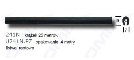 ROMIX Apdailos / apsauginės juostelė, durelės prekės numeris: 241N nebrangu