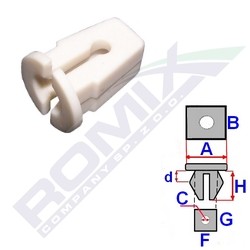 ROMIX Clip, trim / protective strip Article number: 15504 cheaply