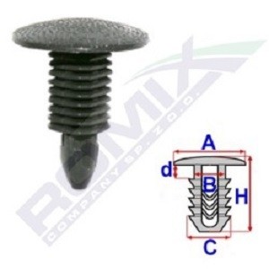 ROMIX Clip, trim / protective strip Article number: A175047 cheaply