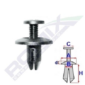 ROMIX Clip, trim / protective strip Article number: B14696 cheaply
