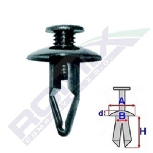 ROMIX Clip, trim / protective strip Article number: B16858 cheaply