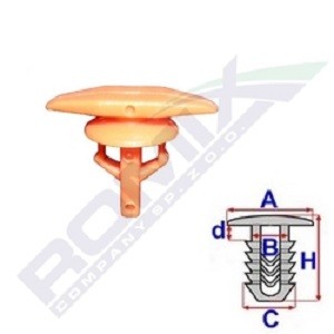 ROMIX Clip, trim / protective strip Article number: B18877 cheaply