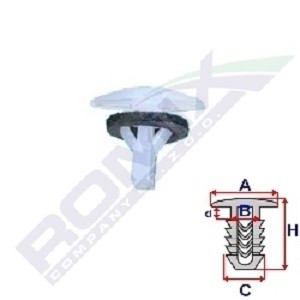 ROMIX Clip, trim / protective strip Article number: B22068 cheaply