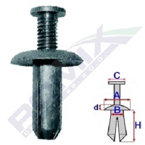 ROMIX Clip, trim / protective strip Article number: B22081 cheaply