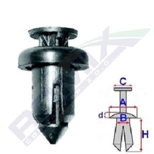 ROMIX Clip, trim / protective strip Article number: B22145 cheaply
