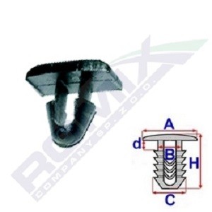 ROMIX Clip, trim / protective strip Article number: B25364 cheaply