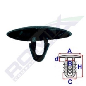 ROMIX Clip, trim / protective strip Article number: B25620 cheaply
