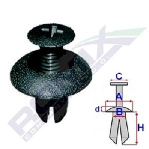 ROMIX Clip, trim / protective strip Article number: B25700 cheaply
