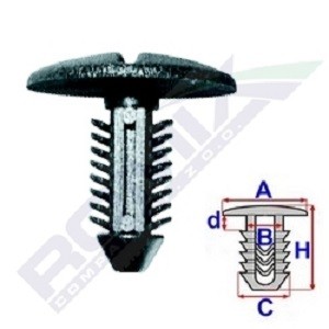 ROMIX Clip, trim / protective strip Article number: C10018 cheaply