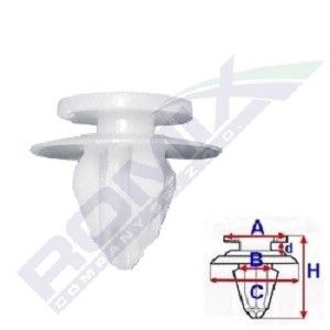 ROMIX Clip, trim / protective strip Article number: C10076 cheaply