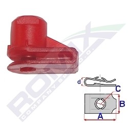 ROMIX Clip, trim / protective strip Article number: C60100 cheaply