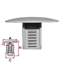ROMIX Clip, trim / protective strip Article number: C60112 cheaply
