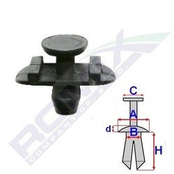 ROMIX Clip, trim / protective strip Article number: C60432 cheaply