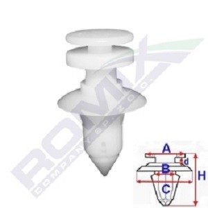 ROMIX C60660 Clip CORVETTE 5.7 253 PS Petrol 1982