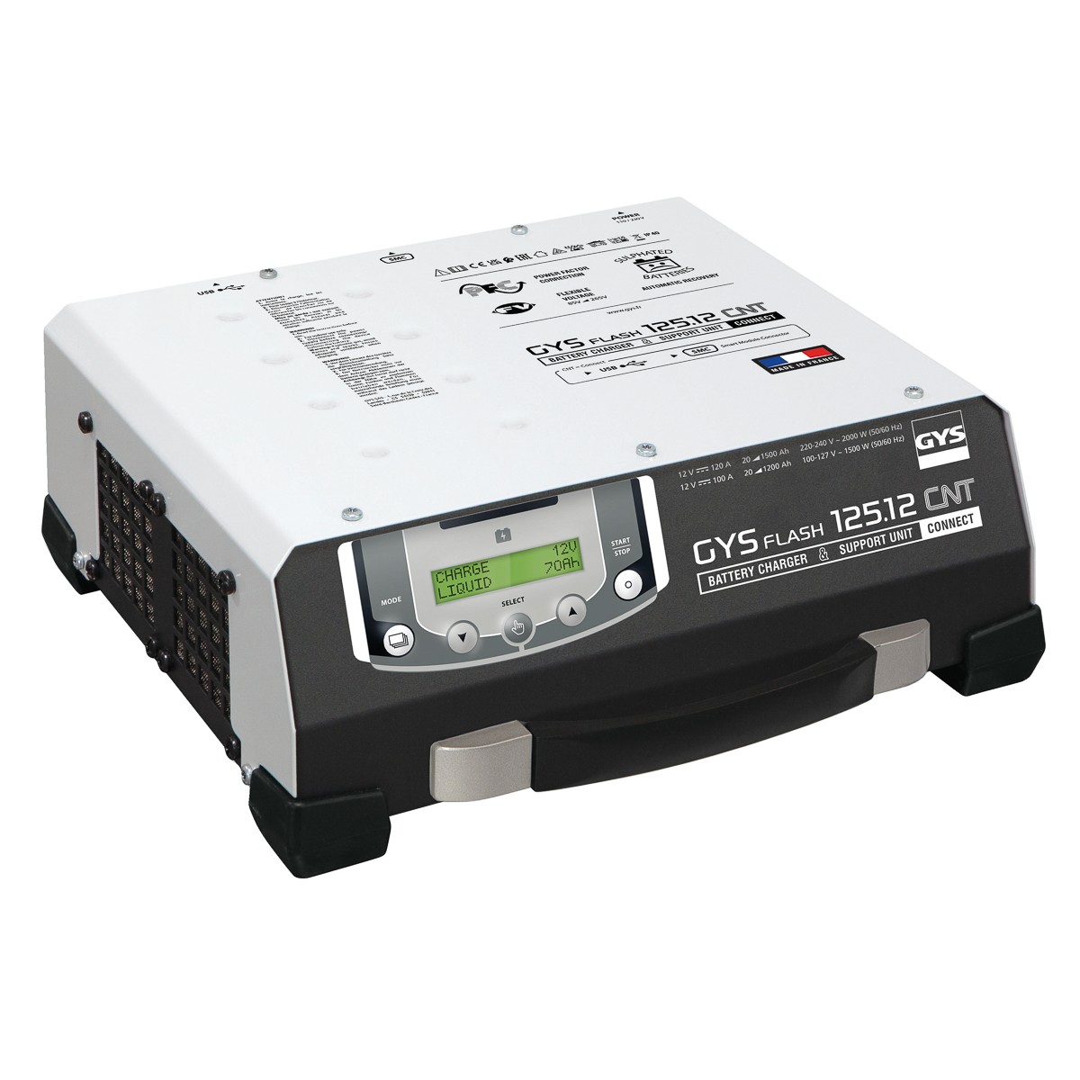 GYS Batterilader GYSFLASH, 125.12 CNT FV Varenummer: 028883 billige
