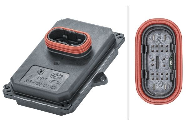 HELLA Control Unit, headlight Article number: 5DF 010 114-731 cheaply