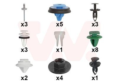 VAN WEZEL Mounting Kit, mud guard Article number: 1704796 cheaply