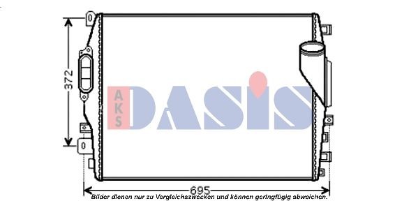 AKS DASIS Intercooler Article number: 377004N cheaply