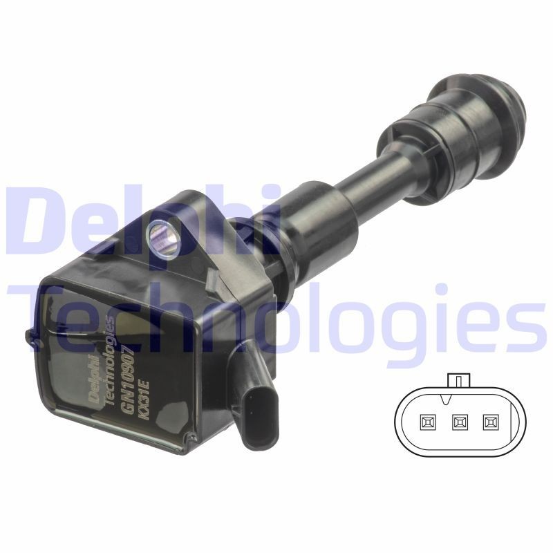 DELPHI Ignition coil Article number: GN10907-12B1 cheaply