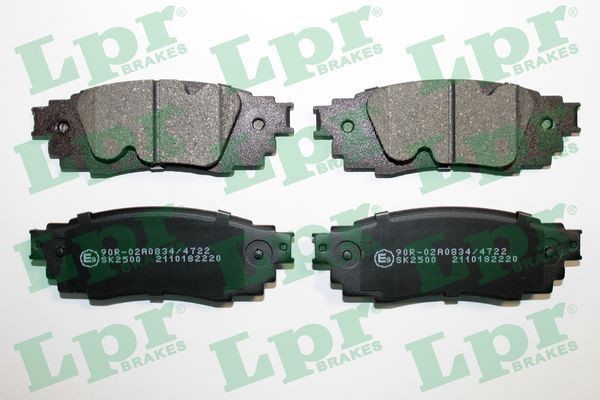 LPR Brake pad set Article number: 05P2220 cheaply