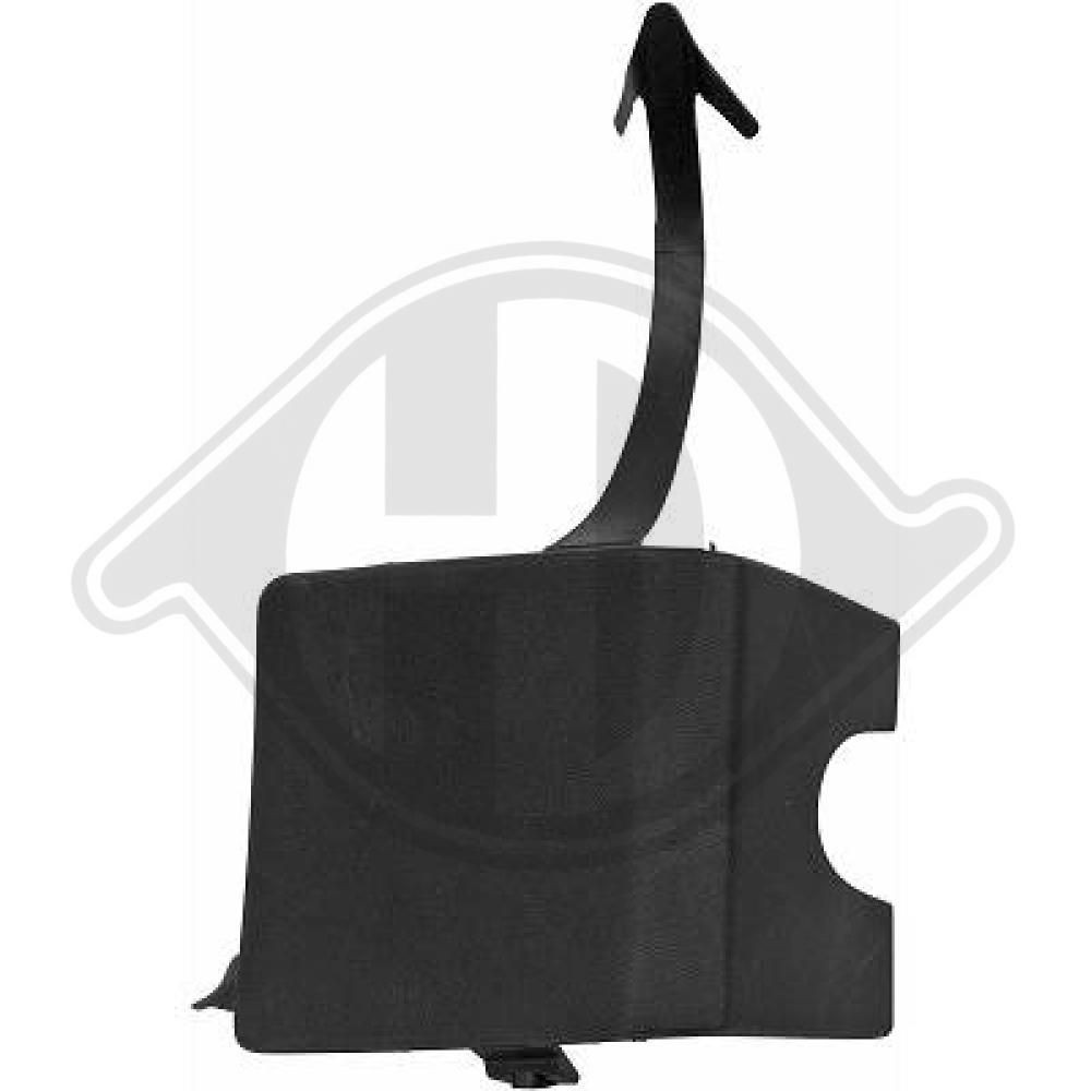 DIEDERICHS 4013764 Flap, tow hook PARTNER 1.9 D 69 PS Diesel 2013
