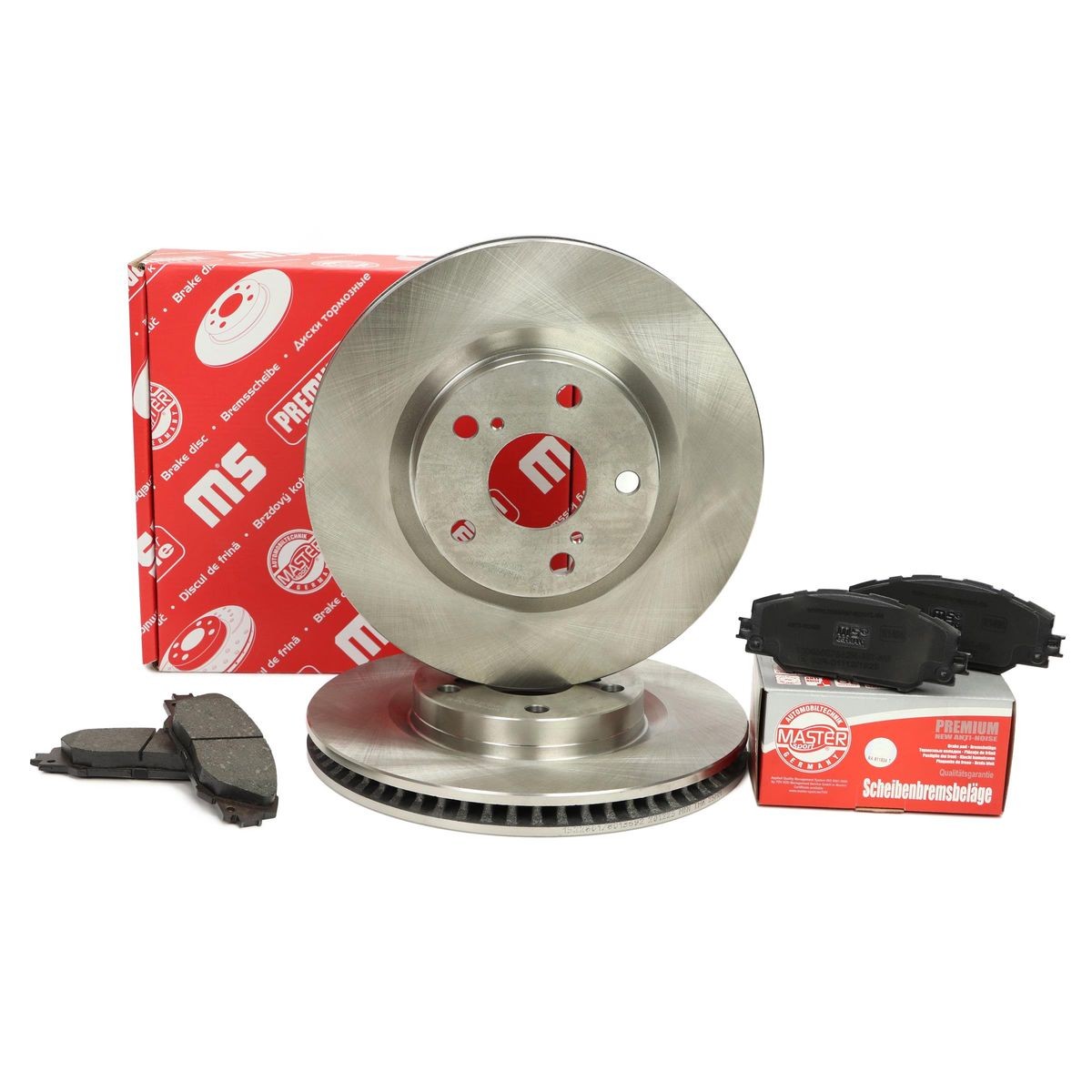 MASTER-SPORT Brake discs and pads set Article number: 202801590 cheaply