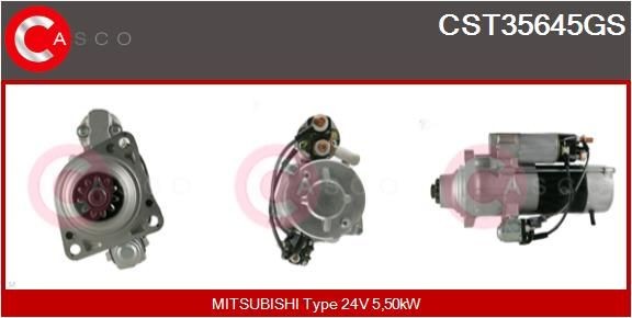 CASCO CEF74052AS Electric Motor, radiator fan YPSILON 1.3 JTD (843.AXD11, 843.AXD1A) 70 PS Diesel 2011