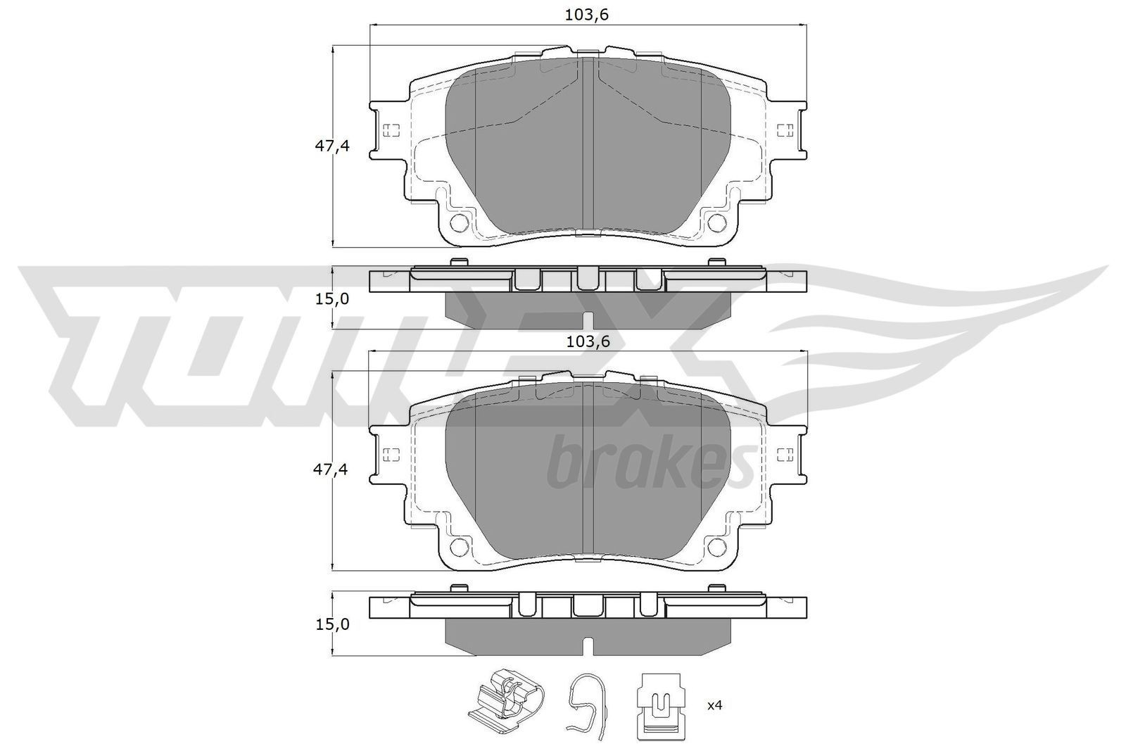 TOMEX brakes Klocki hamulcowe Numer artykułu: TX 19-81 niedrogo