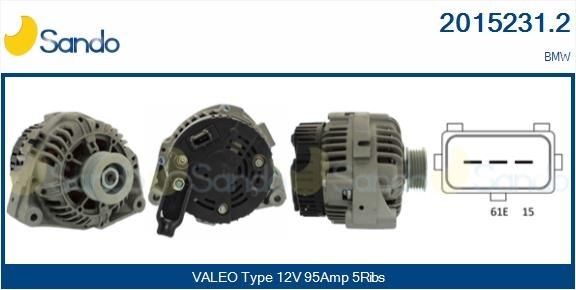 SANDO Air conditioning compressor Article number: SAC82001.1 cheaply