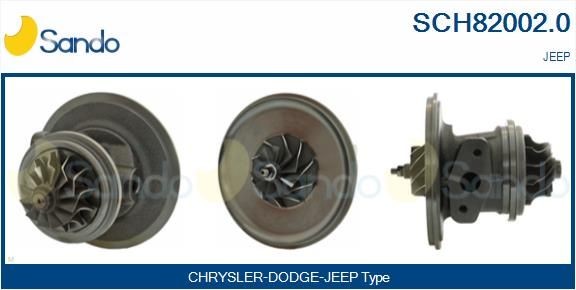 SANDO SCH82002.0 Turbo kassett GRAND CHEROKEE 2.5 TD Laredo 115 HP Diisel 1999