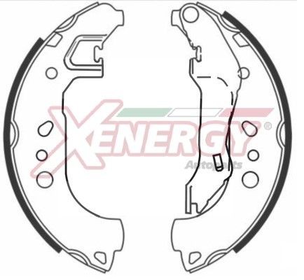 AP XENERGY Brake Shoe Set Article number: X50731 cheaply