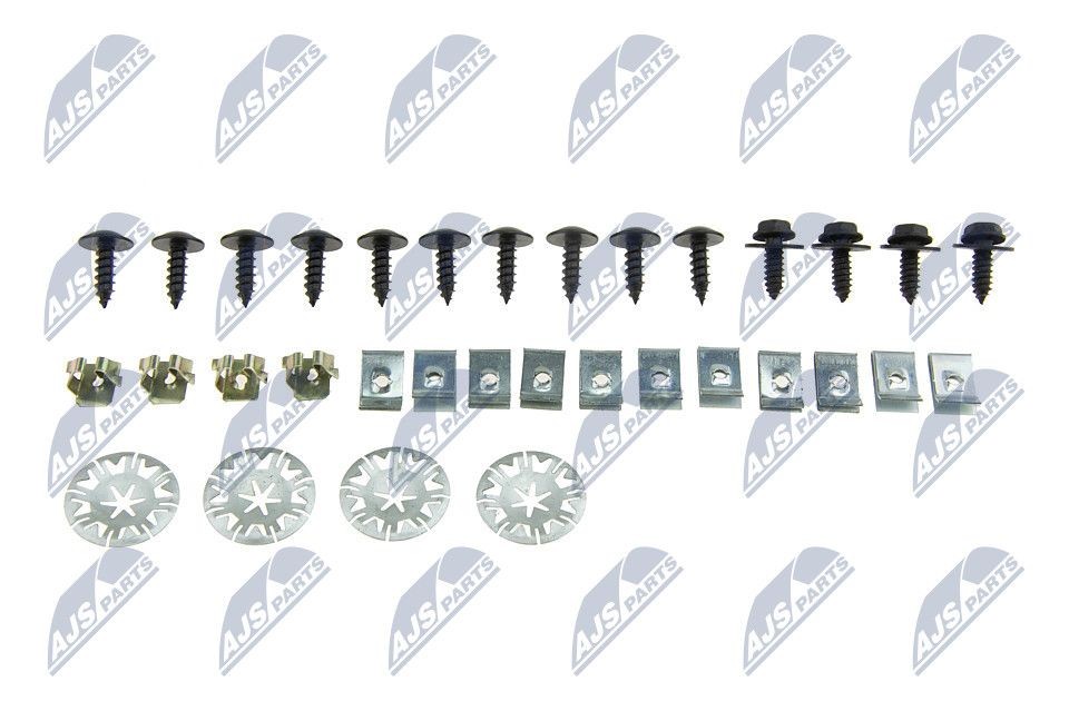 NTY EZC-VW-122 Kinnitusklippide komplekt, kere BORA 1.6 102 HP Bensiin 2005