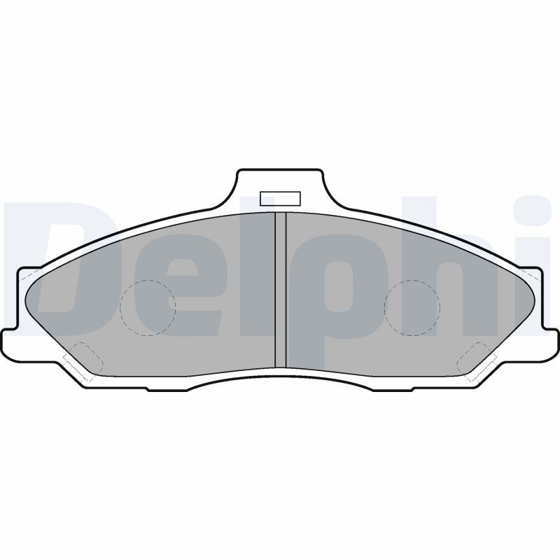 DELPHI Brake pad set Article number: LP1555 cheaply