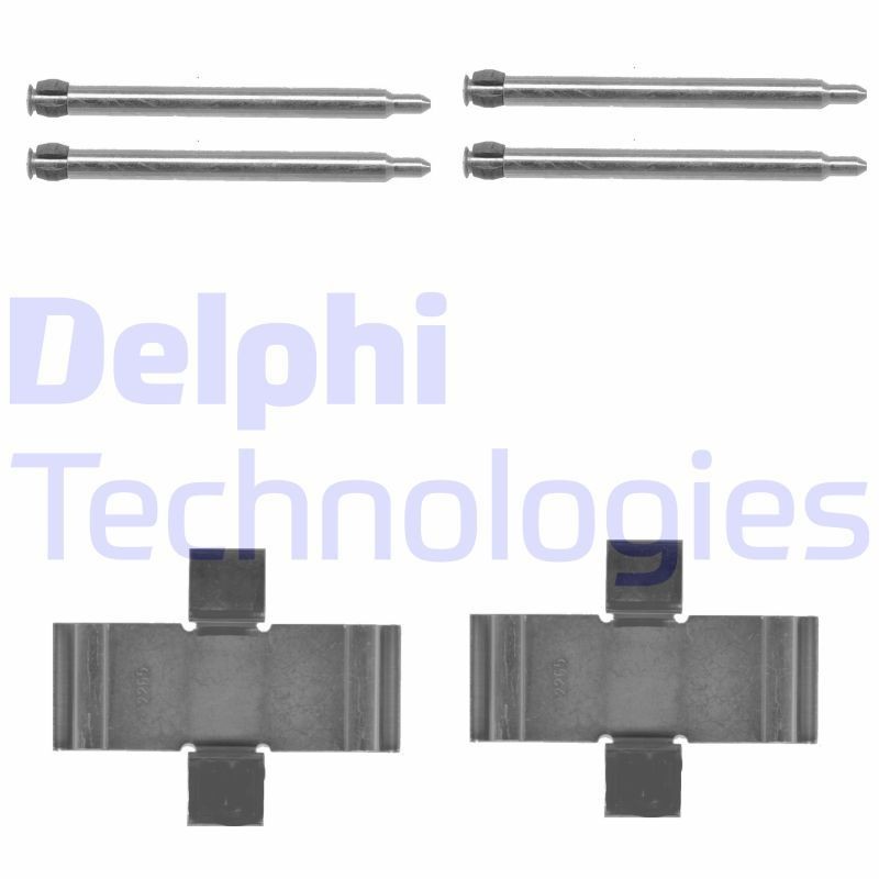 DELPHI LX0066 Monteringssæt til bremseklodser COMMODORE 2.5 E 130 HK Benzin 1982