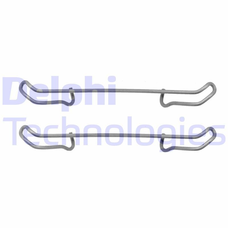 DELPHI LX0076 Lisakomplekt, ketaspiduriklotsid DOBLO 1.9 JTD 100 HP Diisel