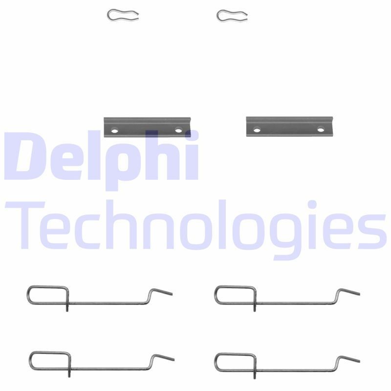 DELPHI LX0142 Monteringssæt til bremseklodser XSARA 1.8 i Aut. 101 HK Benzin 2010