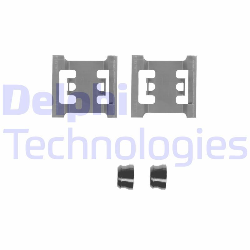 DELPHI LX0218 Σετ βοηθ. εξαρτημάτων, τακάκια φρένων TRANSIT 2.5 TD 75 PS Πετρέλαιο 2000