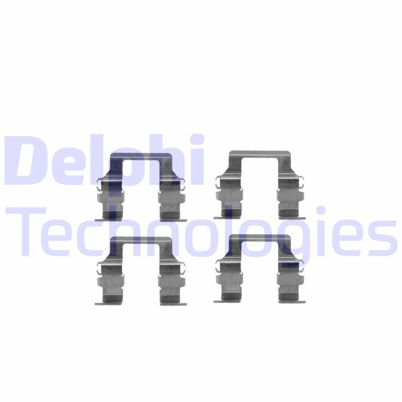 DELPHI LX0228 Monteringssæt til bremseklodser SAPPORO 2.4 124 HK Benzin 1990