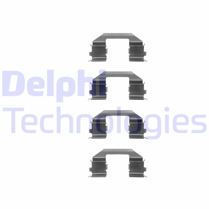 DELPHI LX0255 Monteringssæt til bremseklodser ACCORD 2.2 i VTEC 150 HK Benzin 1998