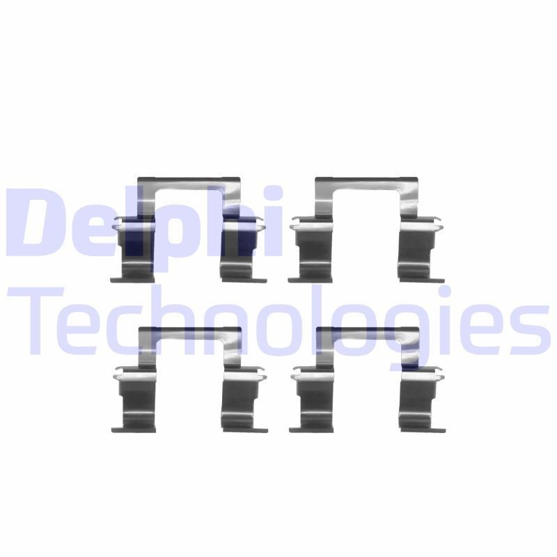 DELPHI LX0283 Monteringssæt til bremseklodser FRONTERA 2.2 i 136 HK Benzin 2004