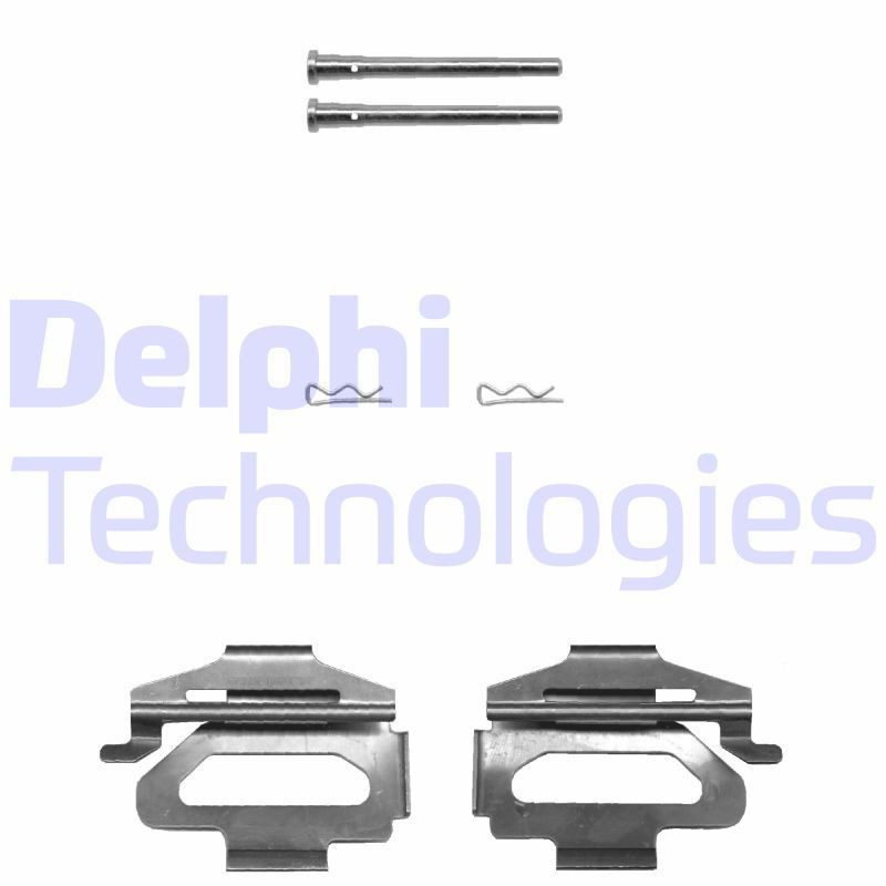 DELPHI LX0380 Monteringssæt til bremseklodser XM 3.0 167 HK Benzin 1994