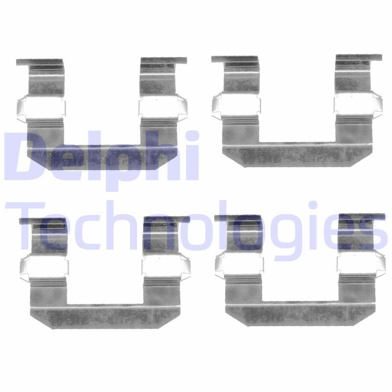 DELPHI LX0400 Lisakomplekt, ketaspiduriklotsid REXTON 2.7 Xdi 4x4 160 HP Diisel