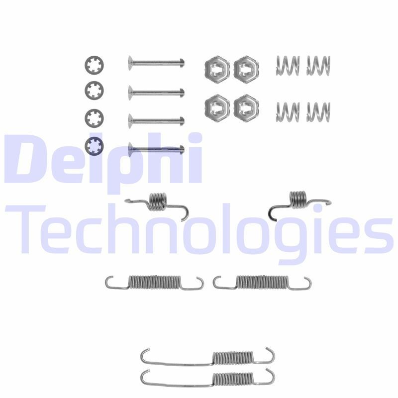 DELPHI LY1116 Toebehoren, remschoen FIESTA 1.1 50 PK Benzine 2002