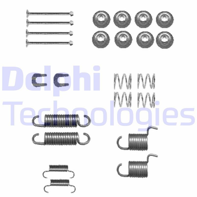 DELPHI LY1326 Lisakomplekt, Piduriklotsid ROCKY 2.8 TD (F70, F75, F80, F85) 102 HP Diisel 1998