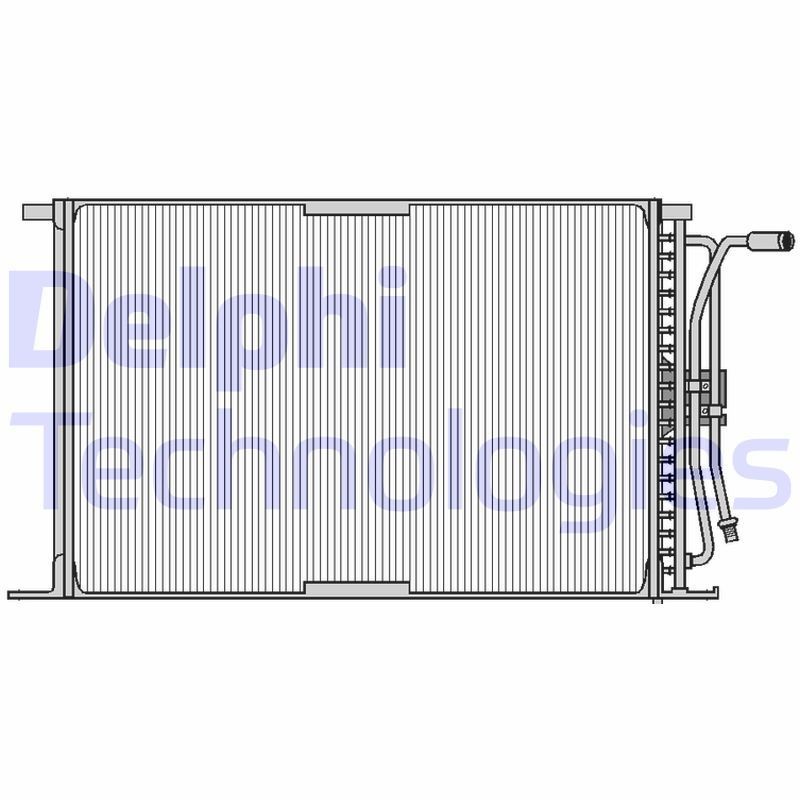 DELPHI Air conditioning condenser Article number: TSP0225026 cheaply