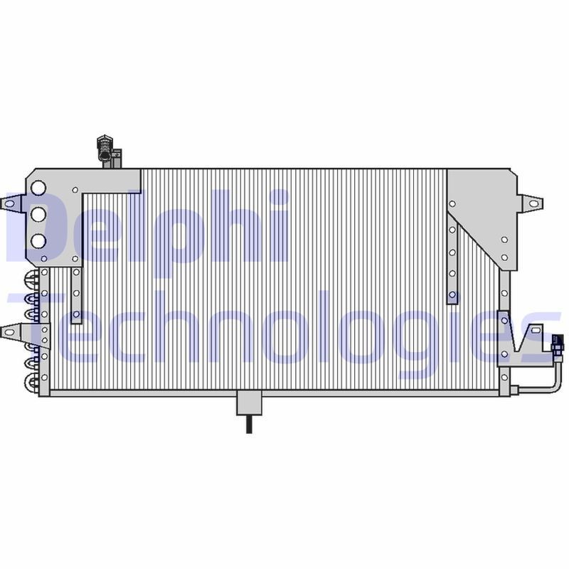 DELPHI Air conditioning condenser Article number: TSP0225073 cheaply