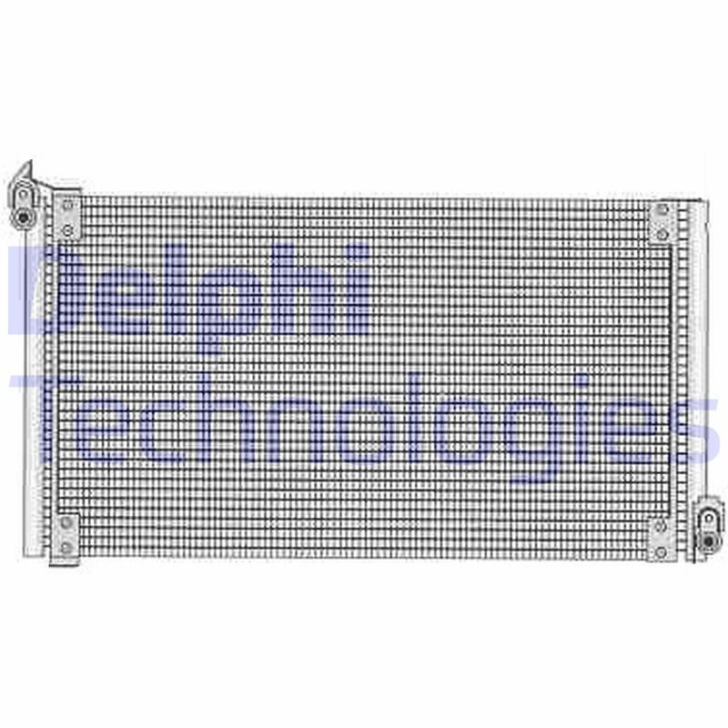 DELPHI Air conditioning condenser Article number: TSP0225259 cheaply