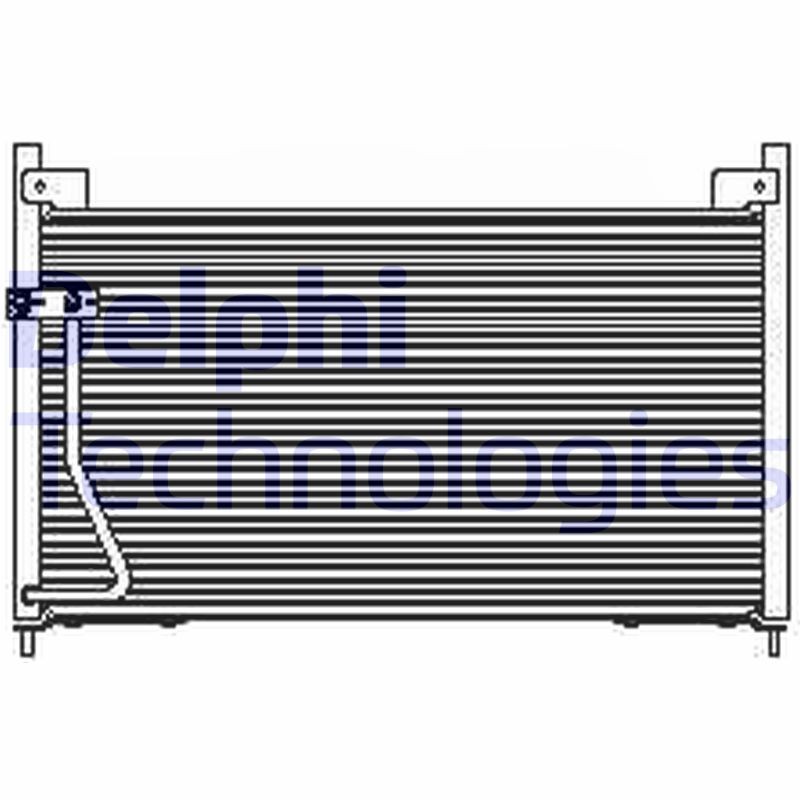 DELPHI Air conditioning condenser Article number: TSP0225429 cheaply