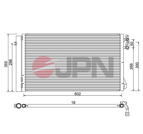 JPN Air conditioning condenser Article number: 60C9084-JPN cheaply